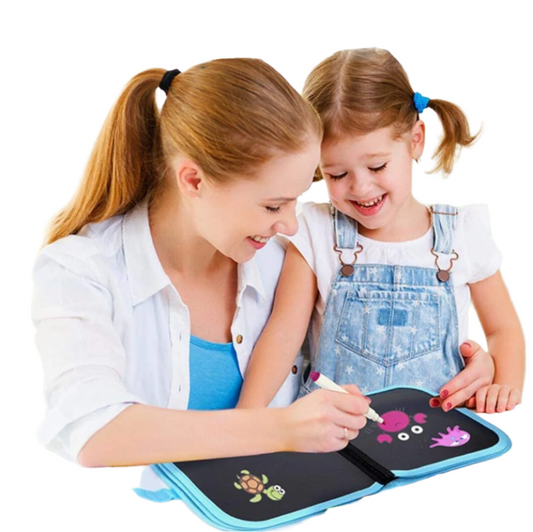 Livre de Coloriage Magique Réutilisable pour Enfants - BlxckFR