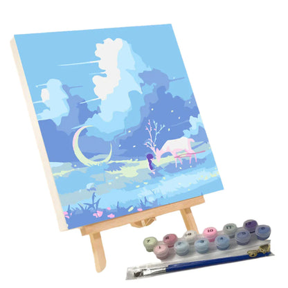 Kit de peinture Artiste Toile Peinte à la Main