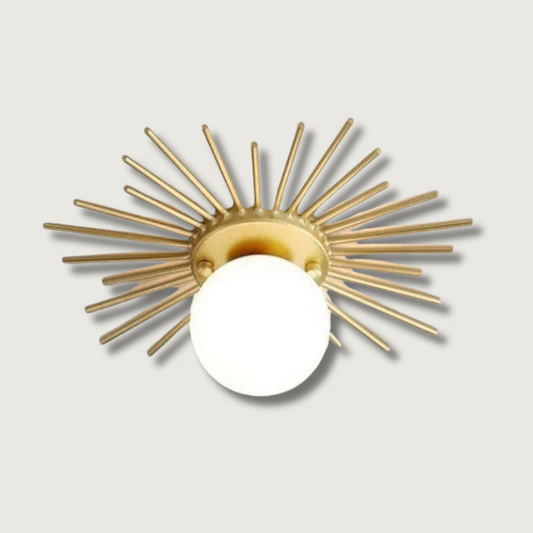Lampe Murale en Métal et Verre Élégante - Foivo