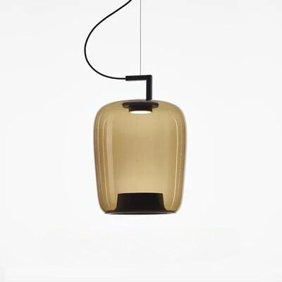 Lampe Suspendue Élégante LED – Luminaire Chic en Verre et Métal pour Intérieur