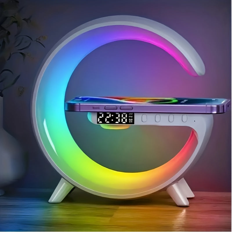 Lampe Chargeur Sans Fil avec Enceinte Bluetooth - BlxckFR