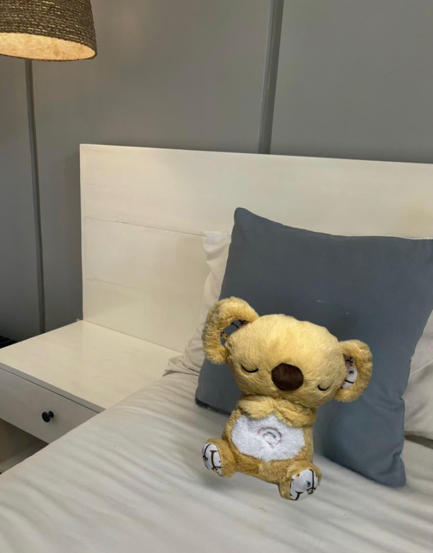 Peluche Rassurante pour Enfants - Ourson Douillet avec Musique Calmante