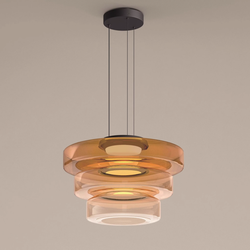 Lumière Suspendue en Verre - Lampe Élégante pour Maison - Foivo