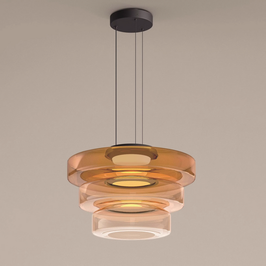 Lumière Suspendue en Verre - Lampe Élégante pour Maison - Foivo