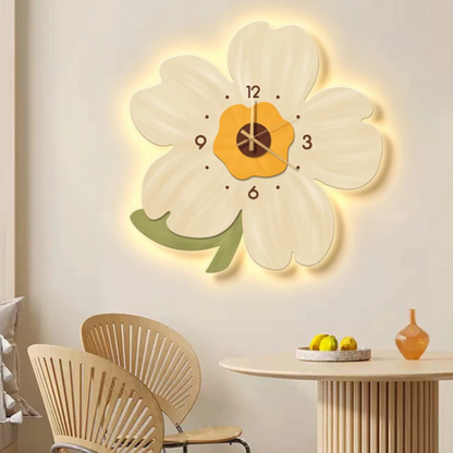 Décoration Murale Florale avec Lumière Douce - BlxckFR