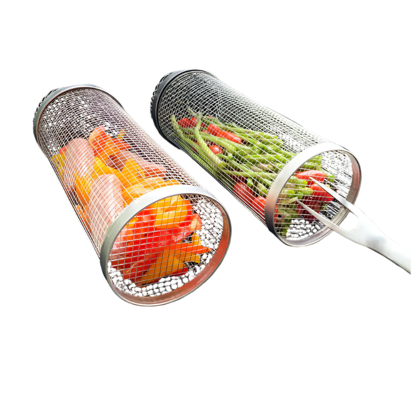 Panier de Grill Double Paroi Acier Inoxydable - BlxckFR