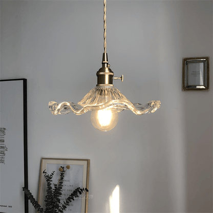 Lampe déco fleur exotique