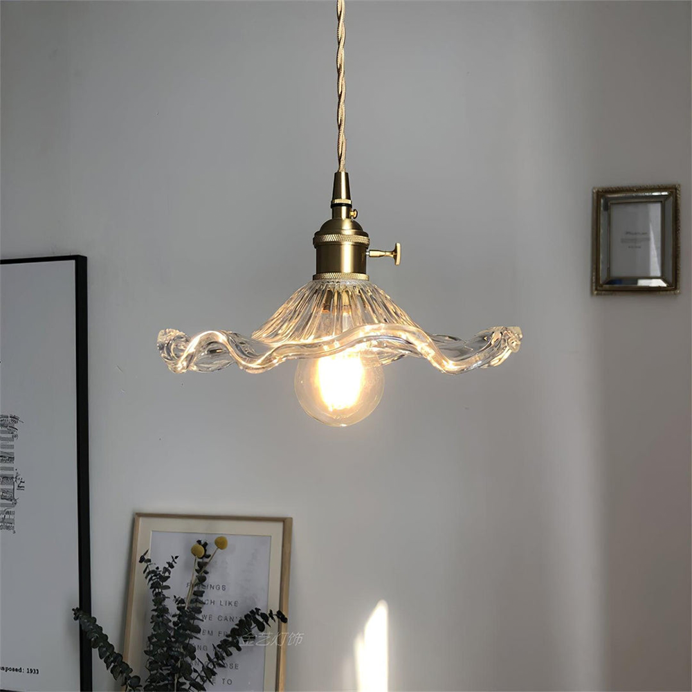 Lampe Suspendue LED Verre Délicat – Élégant et Chaud