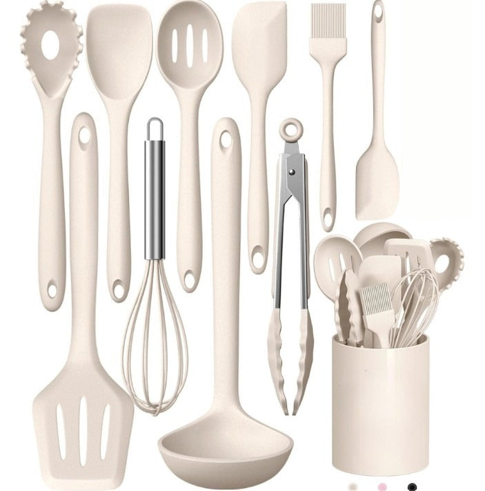 Ustensiles de Cuisine Silicone Anti-Adhésif