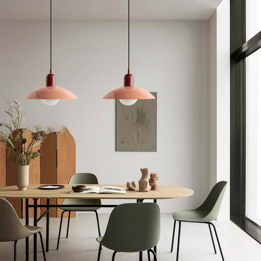 Luminaire Suspendu Élégant - Abat-jour en Verre Transparent, Décoration Chic pour Intérieur - Foivo