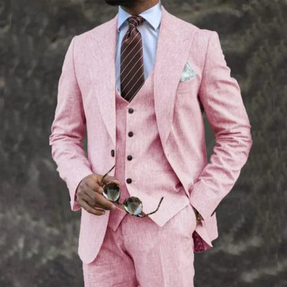 Costume Homme Élégant en Tissu Doux et Aéré
