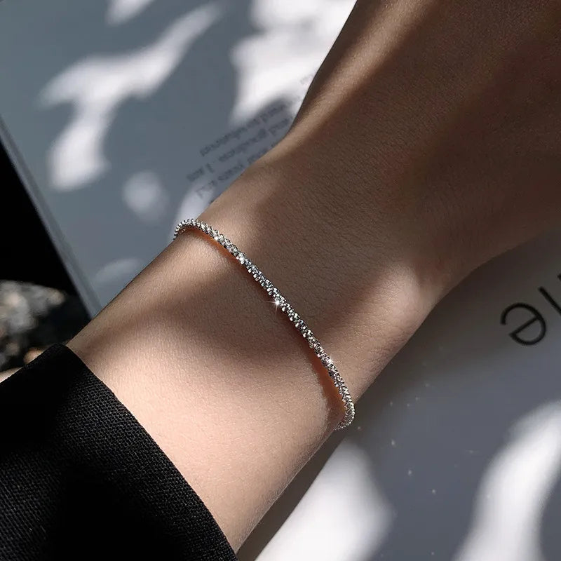 Bijou en Argent Massif Femme Élégant Cadeau - BlxckFR