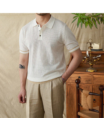 Polo Coton Raffiné Homme Élégant