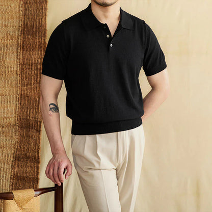 Chemise Polo Linen Respirant Classique - Foivo