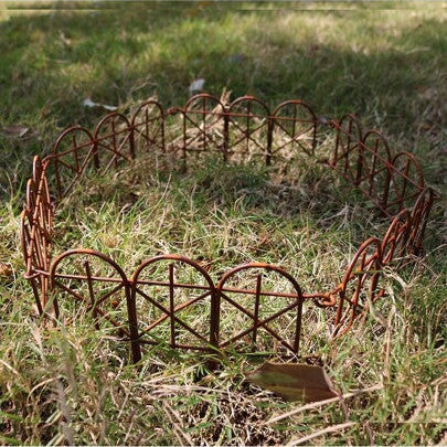 Décoration Jardin Fée Miniature en Métal