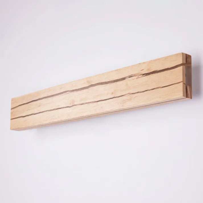 Lampe Murale Design en Bois Gravé - Éclairage LED Chic pour Maison