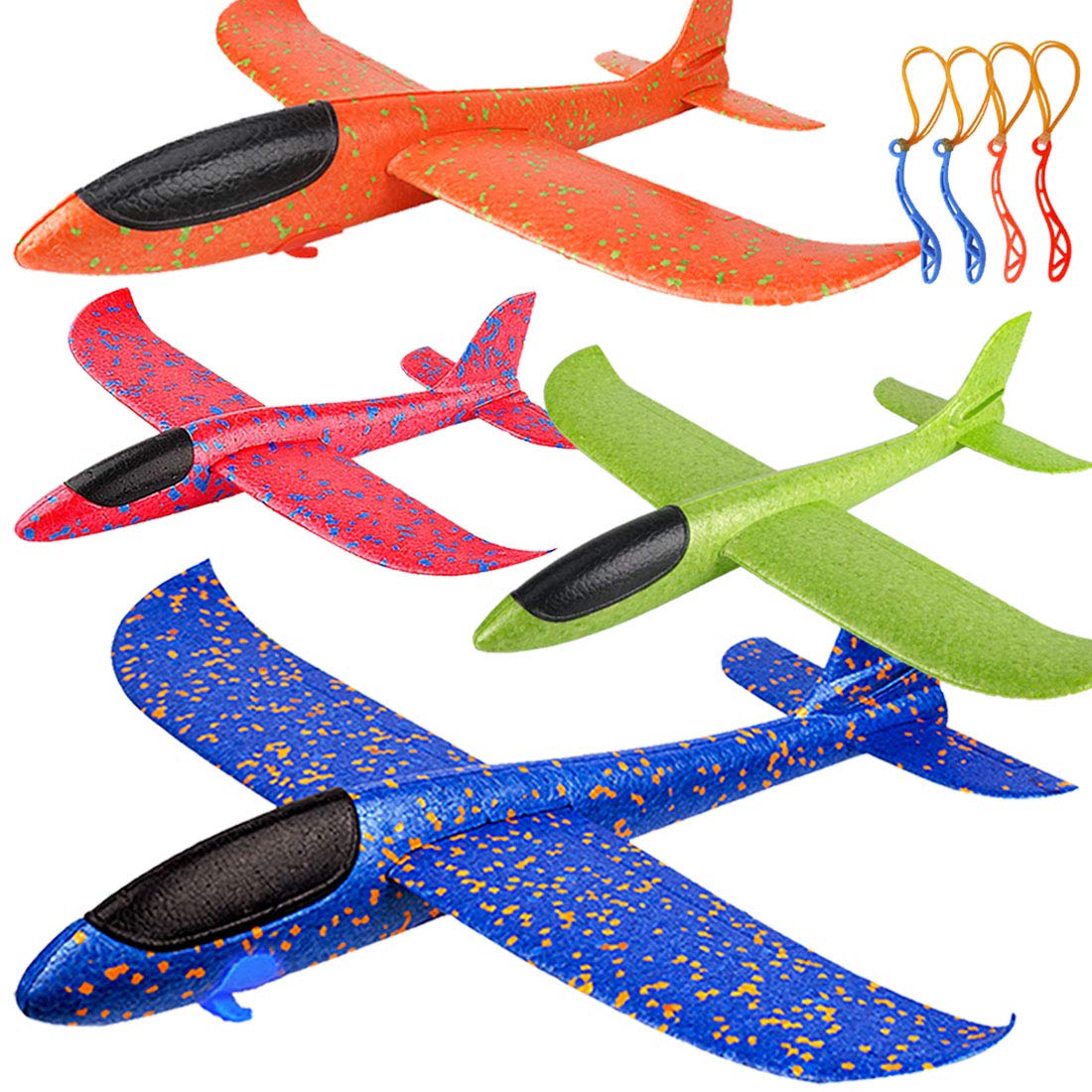 Avions de Plastique Légers et Amusants pour Enfants et Adultes - BlxckFR