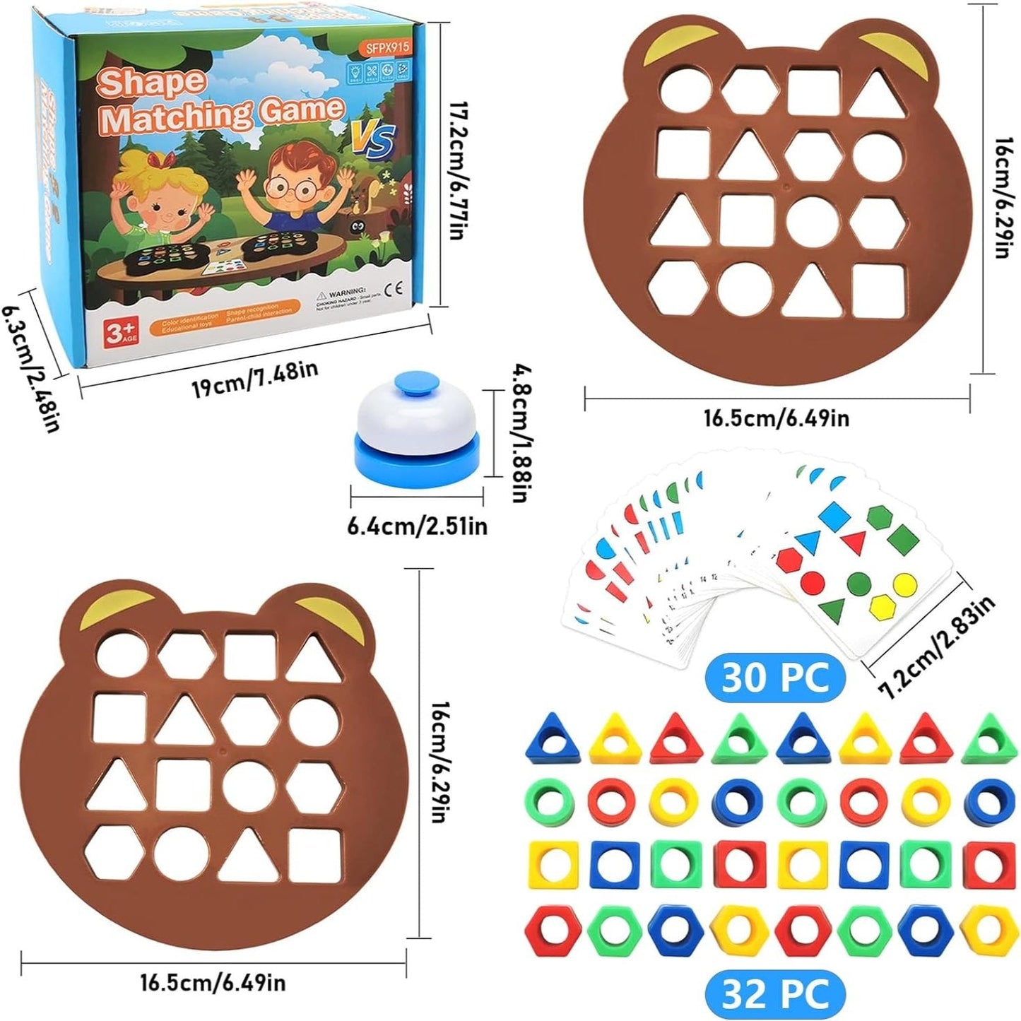 Jeux de Couleurs Éducatifs - Puzzle Géométrique pour Enfants - BlxckFR