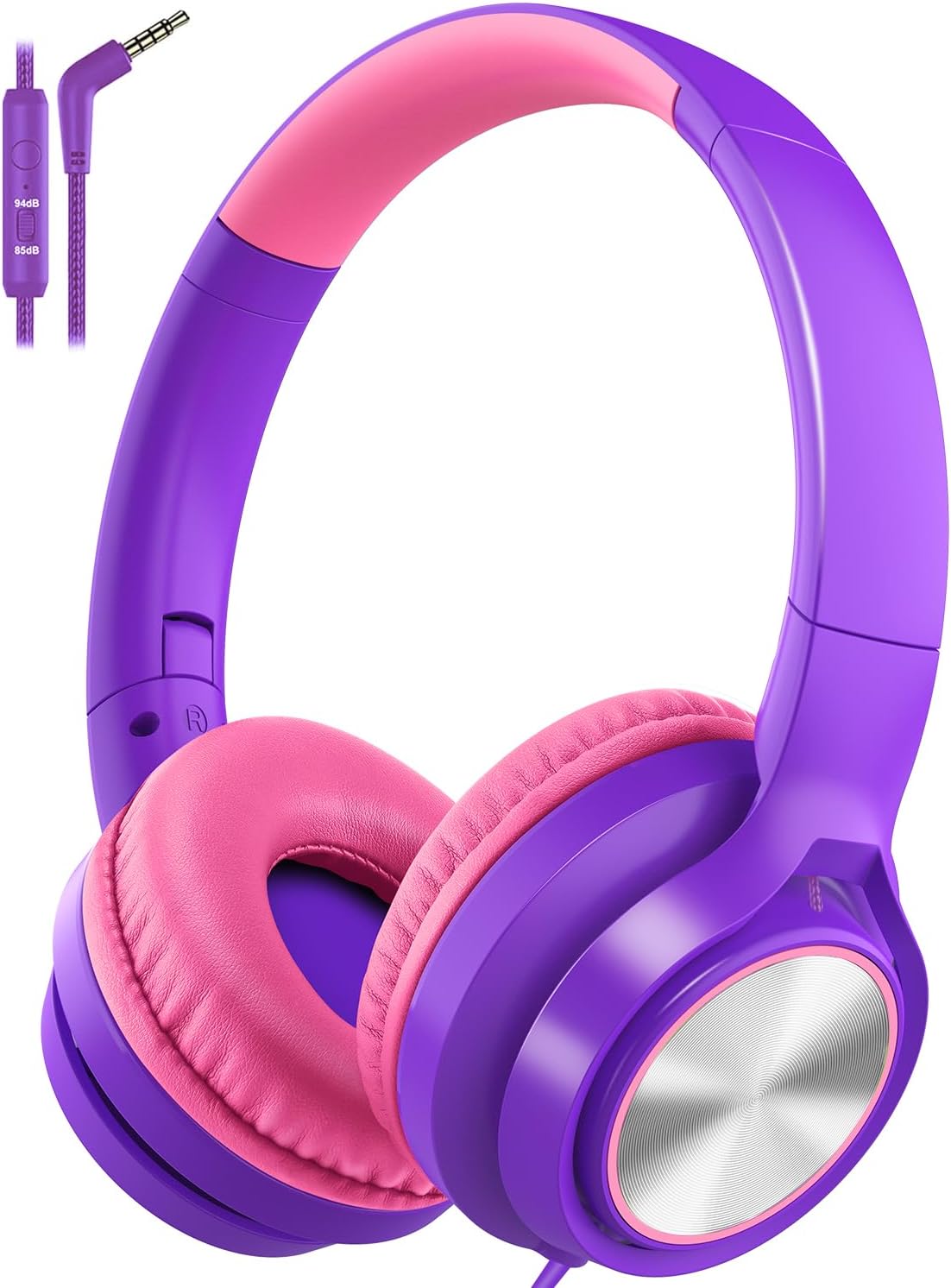Casque Enfant Réglable Pliable Sécurité Son