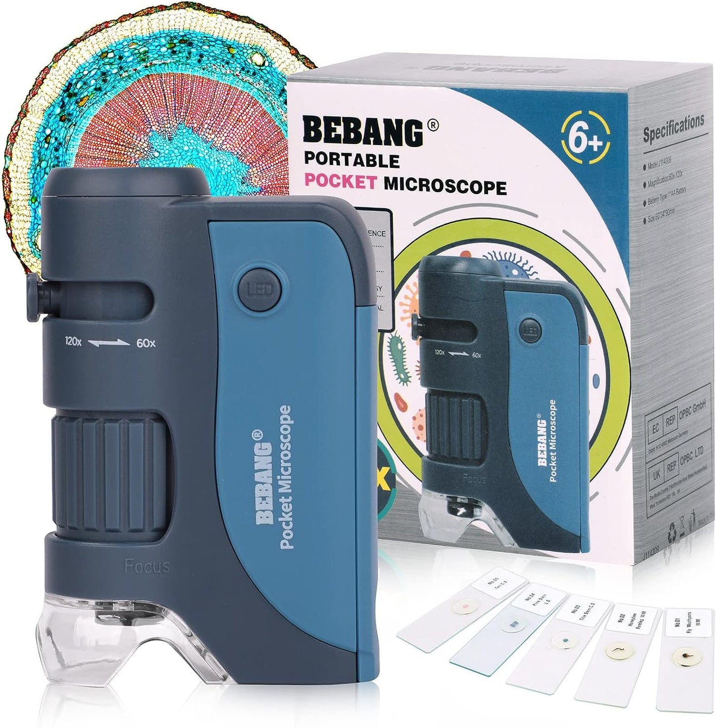 Microscope Portable LED 3 Lentilles - BlxckFR