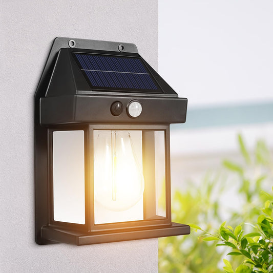Lampe Murale Solaire Éclairage Extérieur à Détecteur de Mouvement - BlxckFR