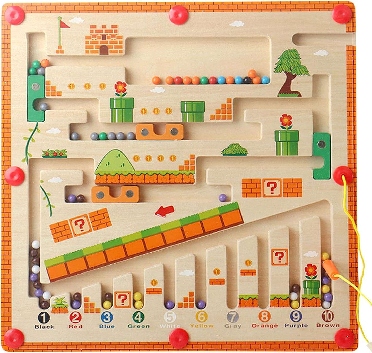 Labyrinthe Magnétique Éducatif pour Enfants - BlxckFR