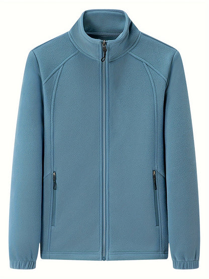 Veste Douillette à Col Montant Chic