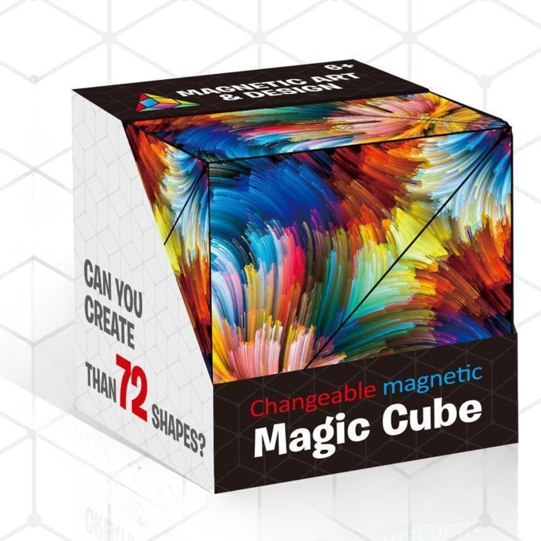 Jeu de Cube Magnétique Éducatif pour Enfants