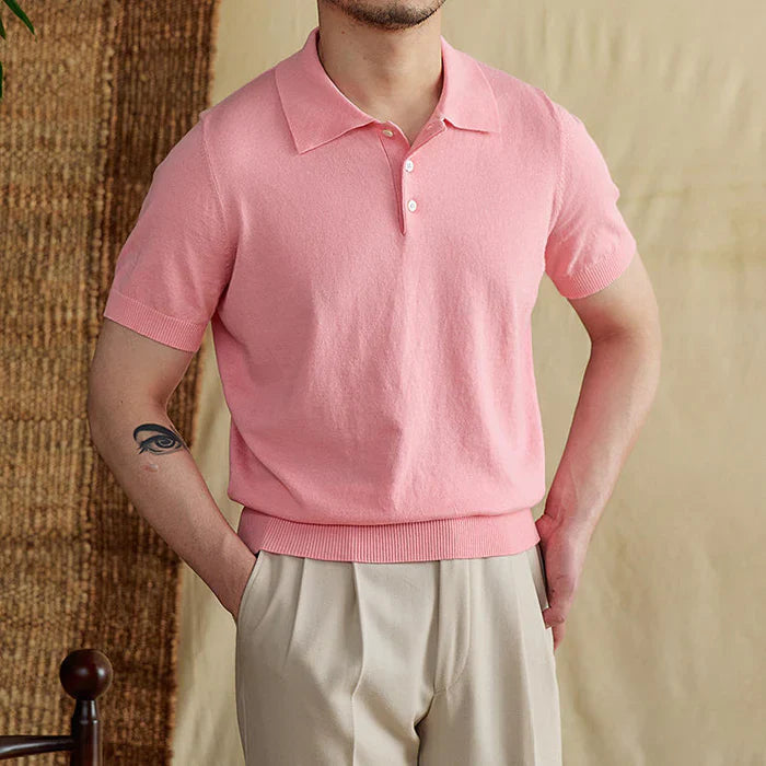 Chemise Polo Linen Respirant Classique