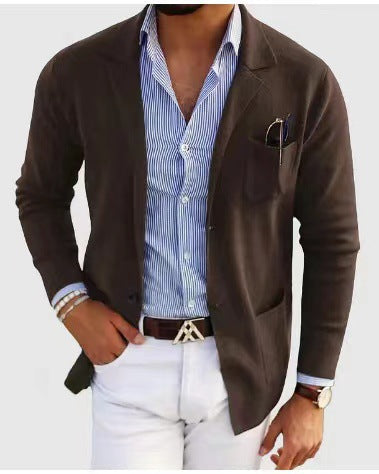 Blazer Élégant Polyvalent Décontracté