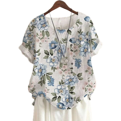 Chemisier femme fleuri chic et tendance