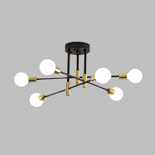 Lampe Plafond LED Élégante - Éclairage Chaleureux et Design Intérieur - Foivo