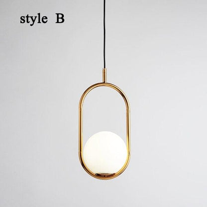 Lampe Suspendue en Verre Élégant et Design