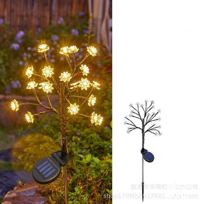 Lampes Extérieures Solaires Éco avec LED Lumineuses