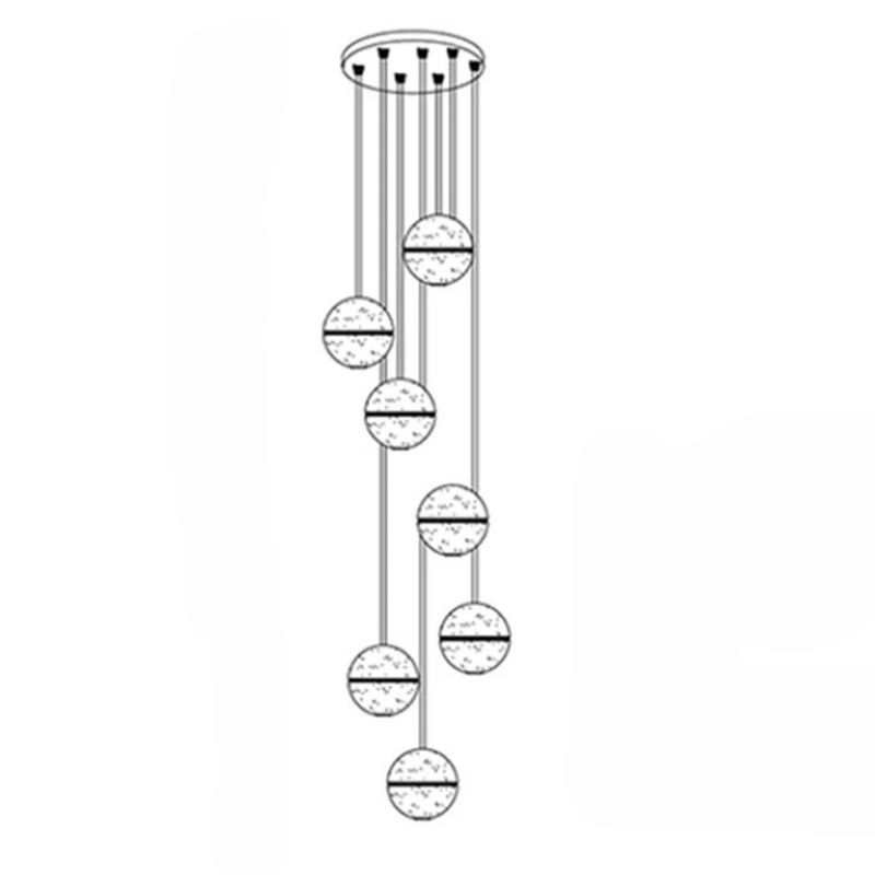 Luminaire Cristal Luxe Réglable