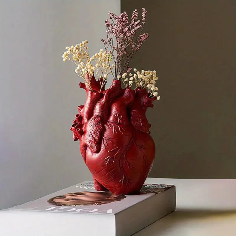 Vase Céramique Cœur Amour Élégant