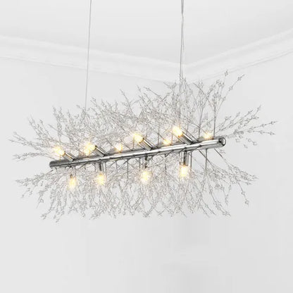 Lustre Cristal Design Hiver Élégant