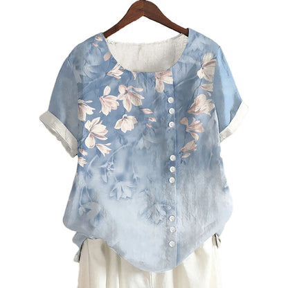 Chemisier femme fleuri chic et tendance