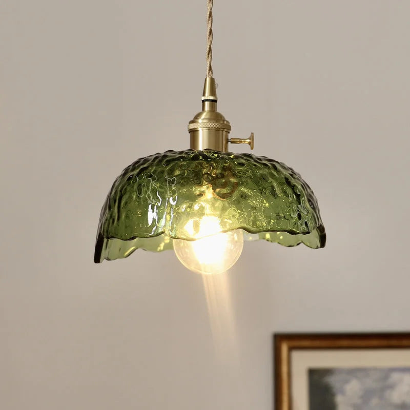 Luminaire Suspendu en Verre et Métal - Éclairage Chic pour Maison - Foivo