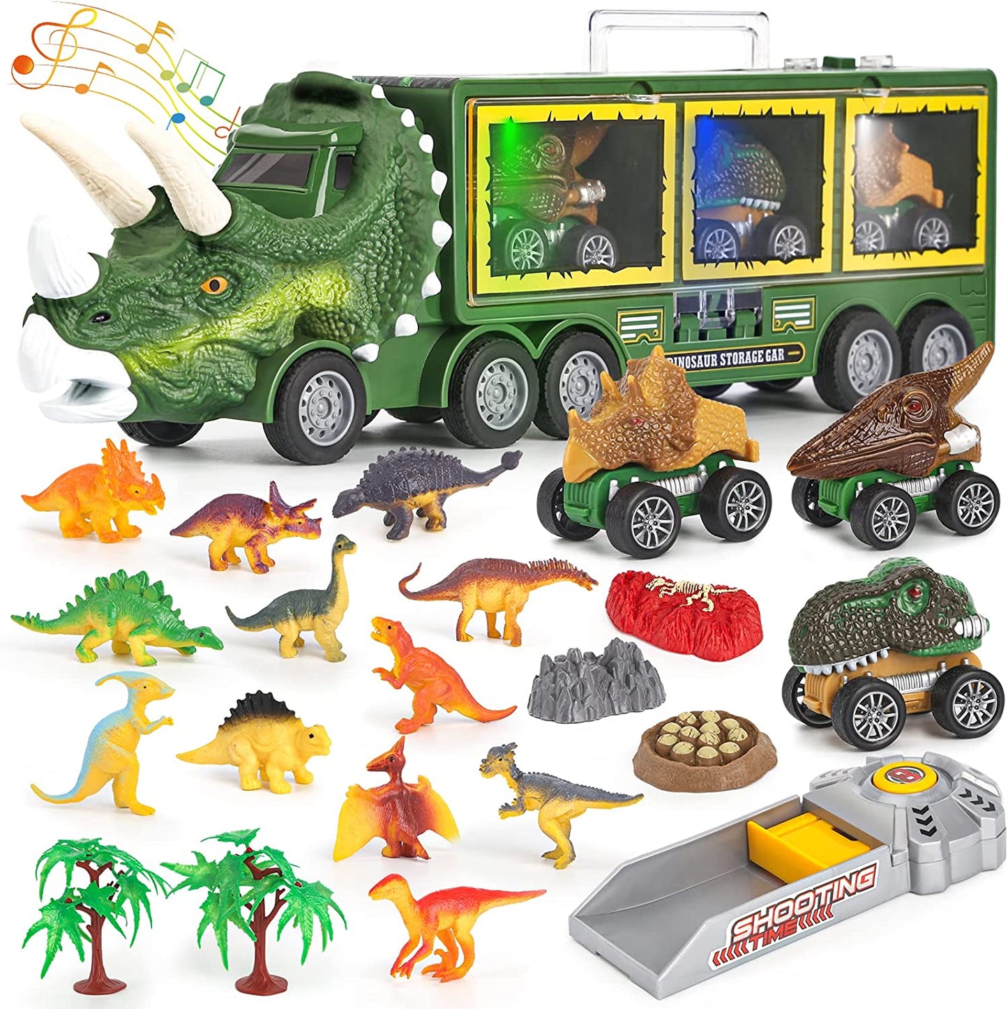 Camion Dino Aventure - 11 en 1 pour Petits Explorateurs - BlxckFR