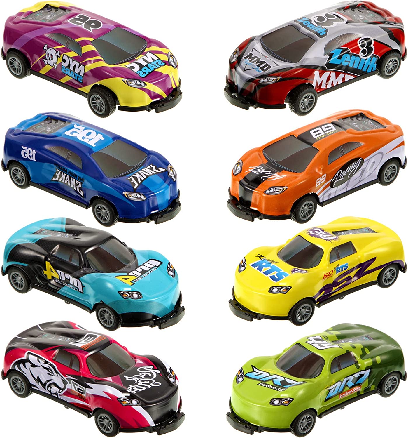 Voiture de Course Turbo Stunt avec Lancement à Ressort - BlxckFR