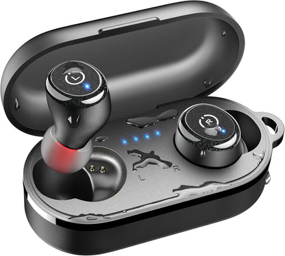 Casque Bluetooth Étanche avec Étui de Recharge Sans Fil - BlxckFR