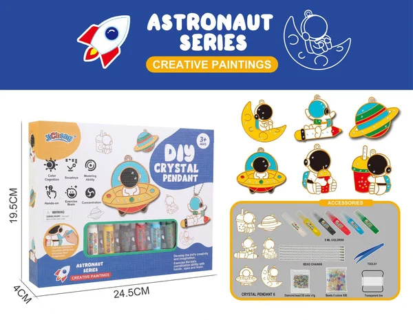 Kit de Création de Bijoux pour Enfants : Cristal Collier à Faire Soi-Même