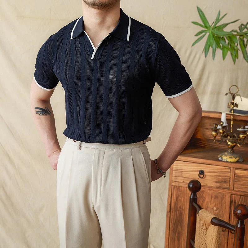 Chemise Polo Classique Côtelée Éternelle
