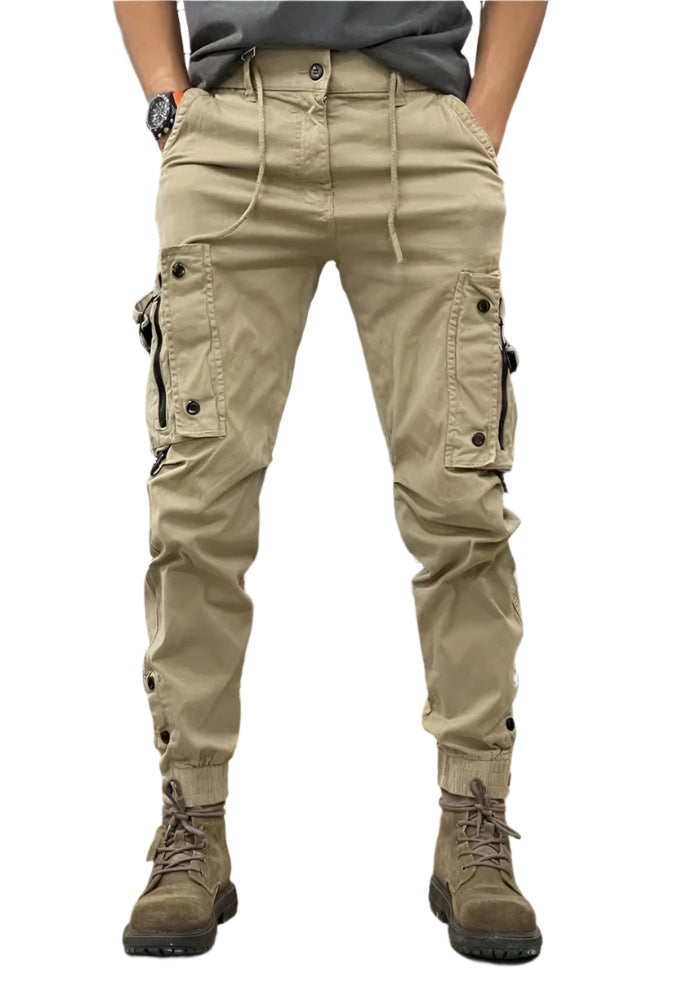 Pantalon Cargo Décontracté Multipoche - BlxckFR