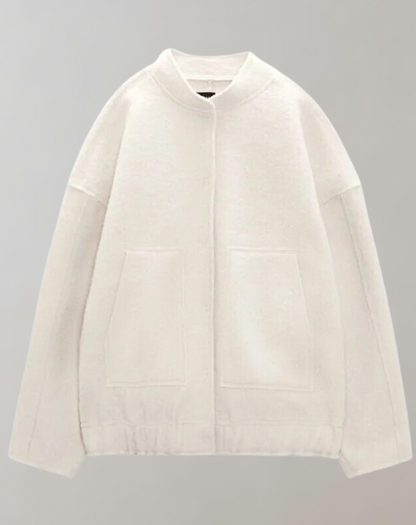 Blouson Bomber Décontracté À Fermeture Éclair - BlxckFR