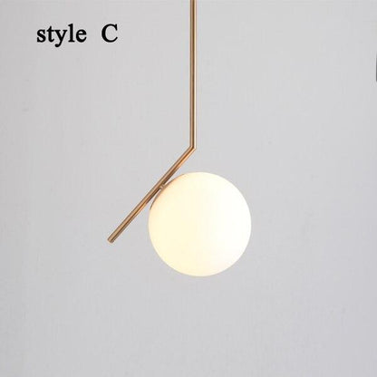 Lampe Suspendue en Verre Élégant et Design