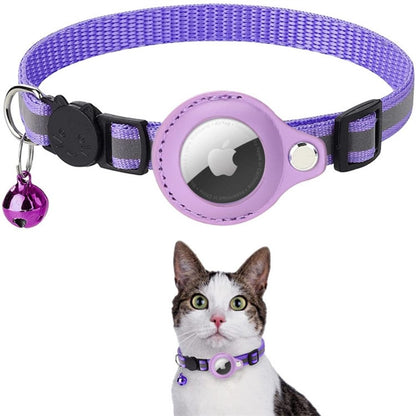 Collier GPS Chat Secure | Réfléchissant et Libération Rapide