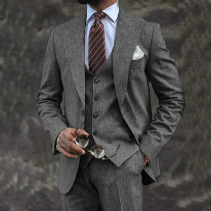 Costume Homme Élégant en Tissu Doux et Aéré