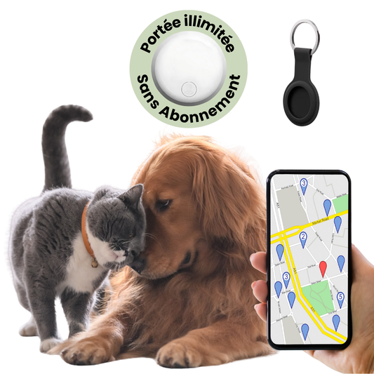 Traceur GPS pour Chiens et Chats - blxckfr